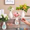 6 Set DIY Paint Your Own Ceramic Vase Kit – Unpainted White Vase Painting Craft Set with Acrylic Paints, Markers, Brushes & Palettes – Holiday & Christmas DIY Art Craft Supply